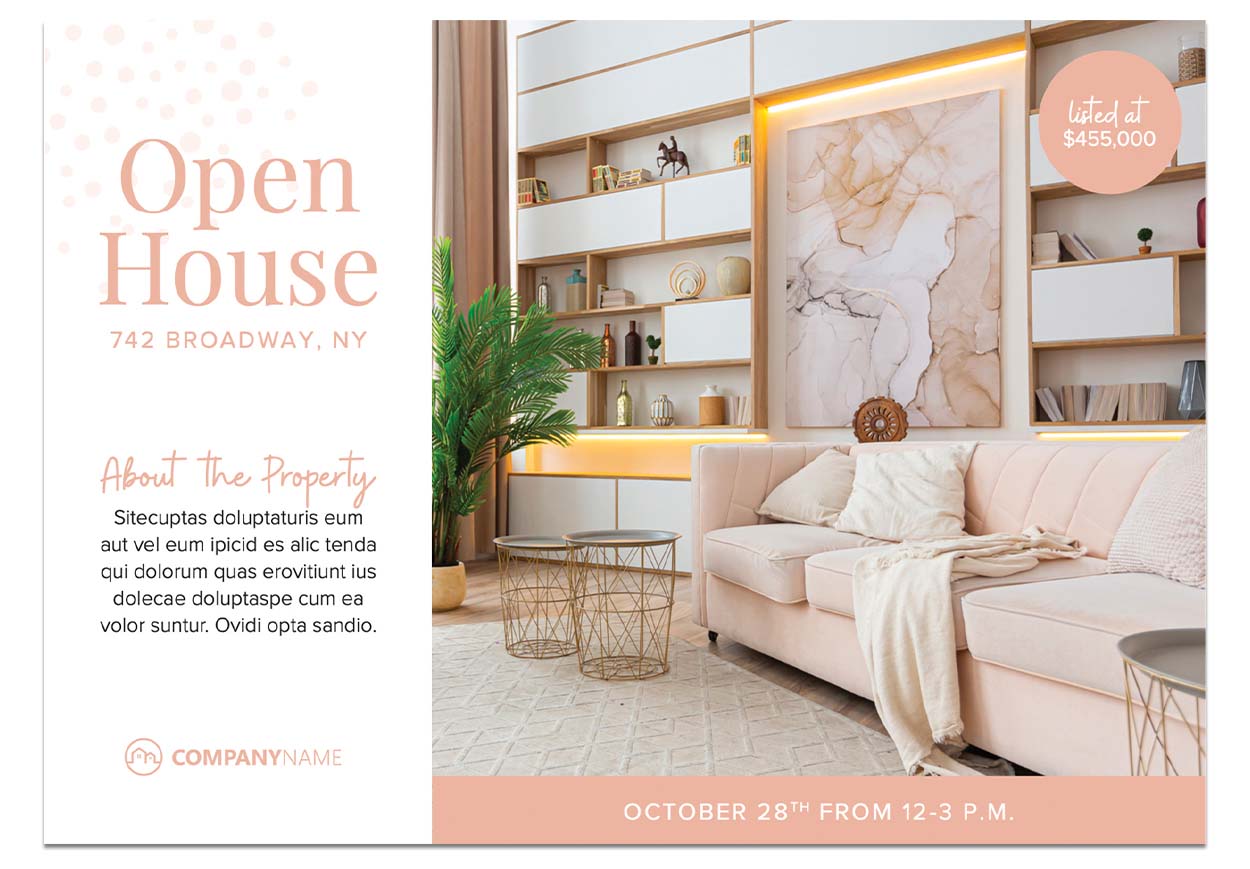 Femme Open House Postcard