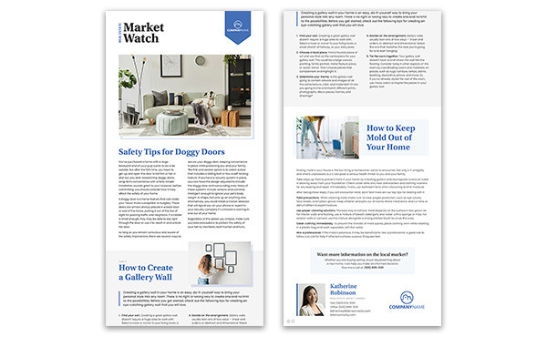 Real estate e-newsletter