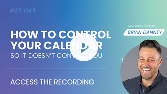 How To Control Your Calendar